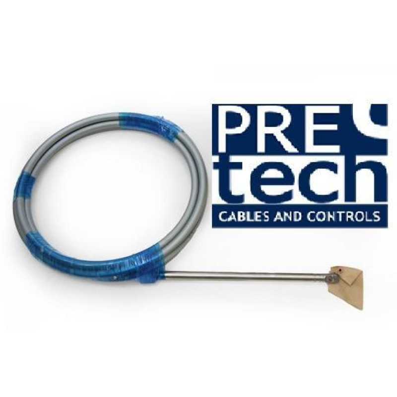 Рулевий трос Pretech 550018 нержавійка 18 ft 5.45 м діаметр 16 мм для управління човновим мотором