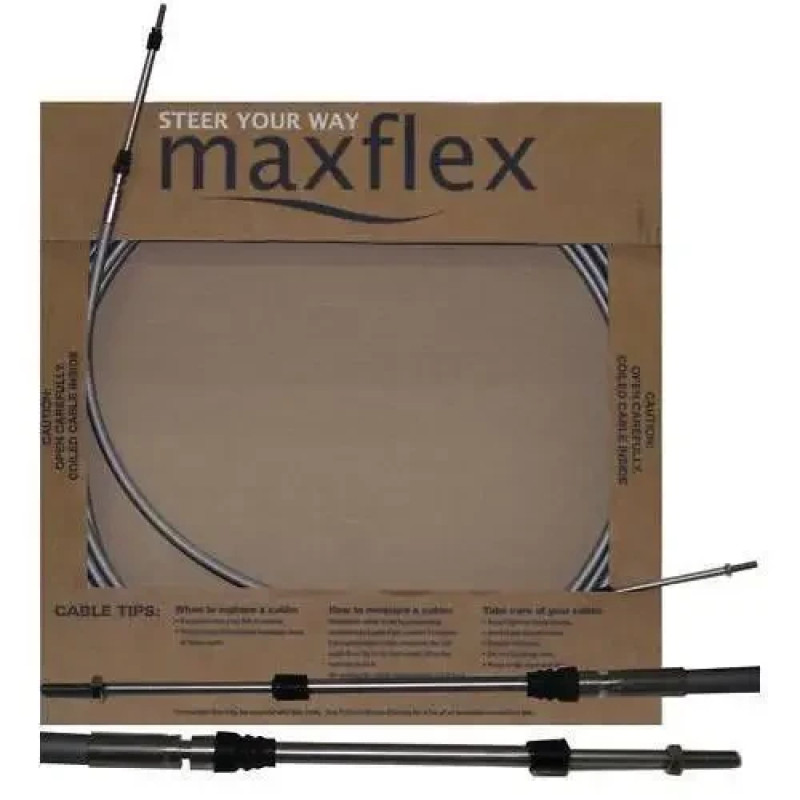 Трос газ/реверс Pretech 12 FT 3.66 м нержавейка Maxflex Pinnacle для моторов Yamaha Suzuki Tohatsu Honda Nissan