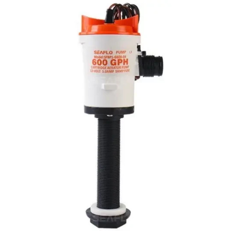 Вертикальний аератор Seaflo SFBP1-G600-04 38 л/хв для аерації ємностей з уловом зручний монтаж
