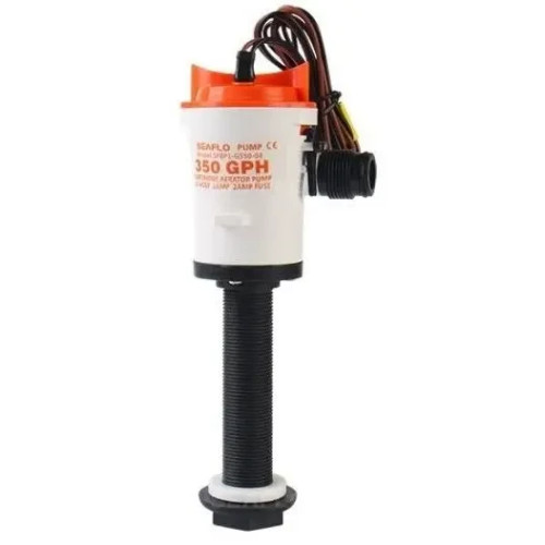 Вертикальний аератор Seaflo SFBP1-G350-04 занурювальний висота 236 мм для аерації ємностей з уловом на човні або катері
