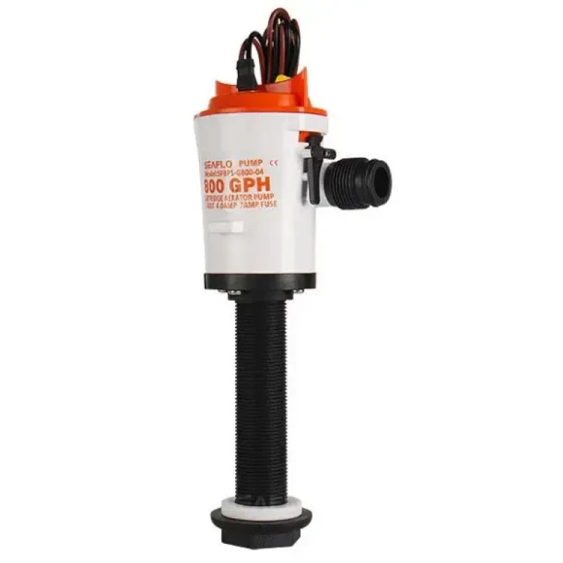 Аератор Seaflo SFBP1-G800-04 насос 800 галонів/год (38 л/хв) для аерації улову в човні та катері
