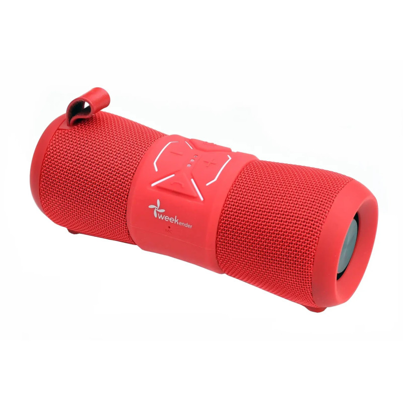 Влагозахищений бумбокс F2 red 12 Вт IP67 акумулятор 2000 mAh стерео звук Bluetooth червоний
