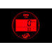 Тахометр ECMS PLT2-WS-RPM білий 55 мм цифровий для човна робоча напруга 9~32 VDC діапазон вимірювань 0-999999 об/хв