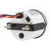 Тахометр ECMS PLT2-WS-RPM білий 55 мм цифровий для човна робоча напруга 9~32 VDC діапазон вимірювань 0-999999 об/хв