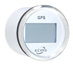 GPS спідометр ECMS PLG2-WS-GPS білий 52 мм вологозахист IP67 оранжева підсвітка для човнів і катерів GPS спідометр ECMS PLG2-WS-GPS білий 52 мм вологозахист IP67 оранжева підсвітка для човнів і катерів
