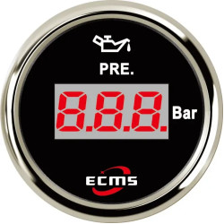 Датчик температури олії ECMS чорний PET2-BS-10-150 800-00139 цифровий діаметр 55 мм оранжева підсвітка Датчик температури олії ECMS чорний PET2-BS-10-150 800-00139 цифровий діаметр 55 мм оранжева підсвітка