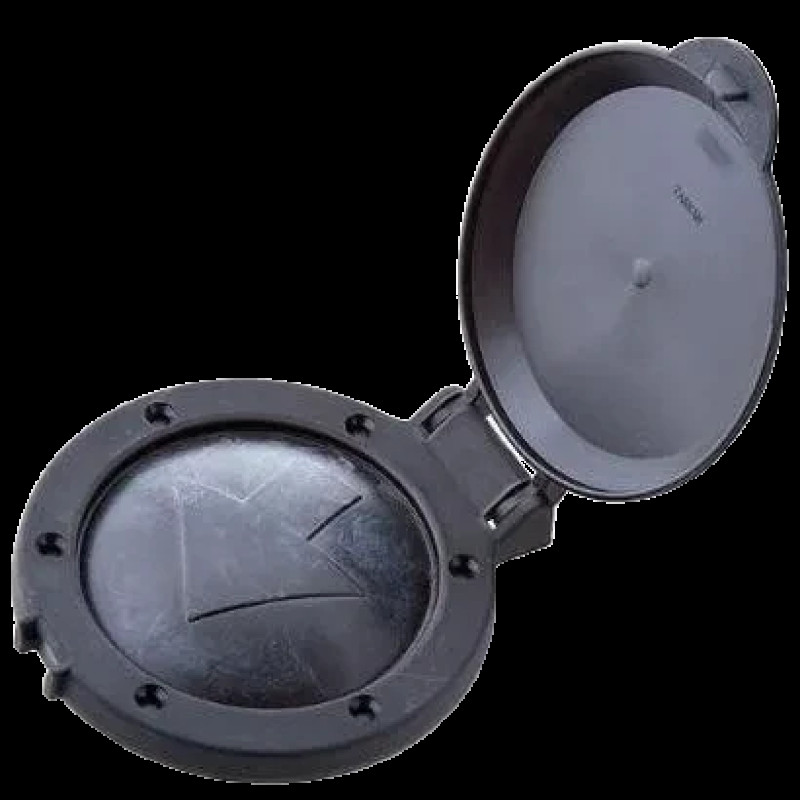 Перемикач якорної лебідки AAA 10098 ножний 12V чорний пластиковий корпус 102x102 мм дистанційне керування