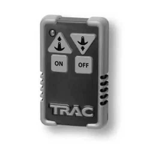 Безпровідний перемикач TRAC 452-T10116 для якорної лебідки радіус дії 12 м чорнo-сірий пластик корпус