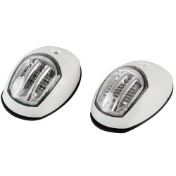 Навигаційні вогні Easterner C91106PW-B LED білий корпус нові для човнів і катерів з довгим терміном служби Навигаційні вогні Easterner C91106PW-B LED білий корпус нові для човнів і катерів з довгим терміном служби