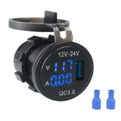 USB зарядка AAA Energenie з вольтметром і амперметром 5V 2.1A для суднової електроніки нового стану USB зарядка AAA Energenie з вольтметром і амперметром 5V 2.1A для суднової електроніки нового стану