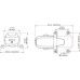 Автоматичний насос Seaflo SFDP1-015-040-23A 5.6 л/хв 12V 54W для водопостачання діафрагмова помпа з ABS-пластика
