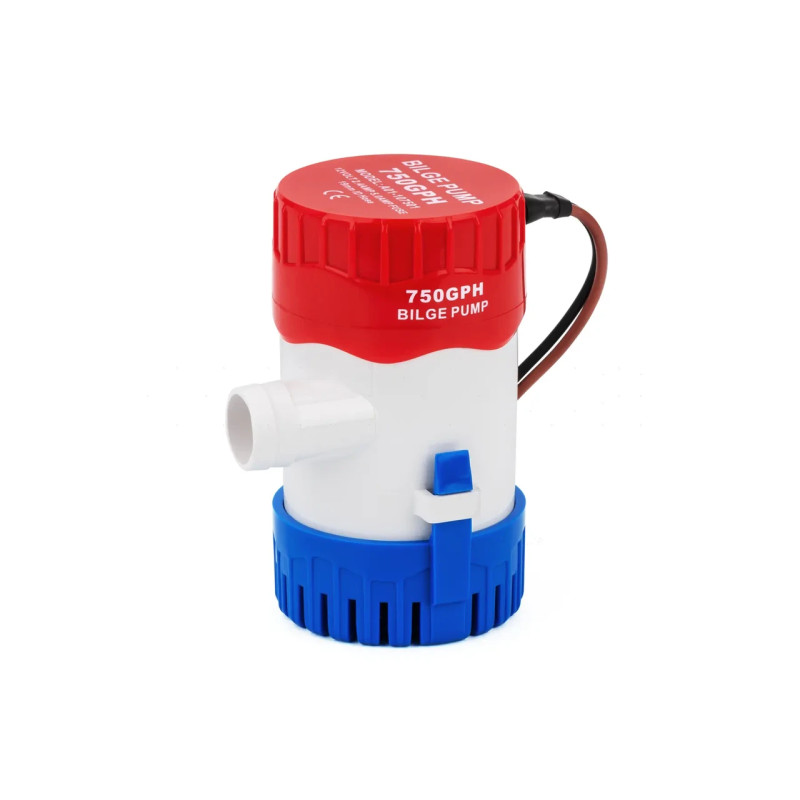 Помпа Fuan 750 GPH 12V A01-107501 для осушення судна продуктивність 47 л/хв висота підйому 3 м пластик ABS