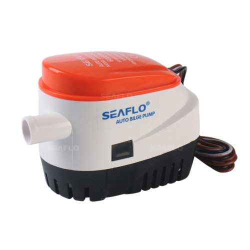 Автоматична трюмна помпа SEAFLO SFBP1-G600-06 600GPH 12V 48W з поплавковим вимикачем та пластиковим корпусом ABS
