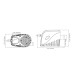 Помпа Seaflo трюмна SFBP1-G1100-11 автоматична 12V 5A пропускна здатність 69 л/хв висота підйому 3.4 м
