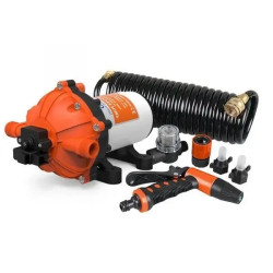 Помивний комплект SEAFLO SFWP1-050-070-51 20 л/хв 70 psi насос шланг розпилювач автоматичне включення Помивний комплект SEAFLO SFWP1-050-070-51 20 л/хв 70 psi насос шланг розпилювач автоматичне включення