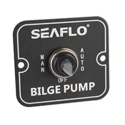 Тумблер Seaflo SFSP-01 судновий для човна та катера новий стан монтажні отвори 50 мм діаметр 4 мм глибина 61 мм