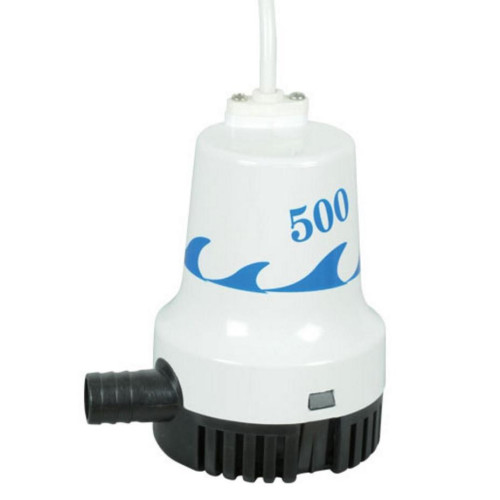 Помпа 500GPH 12V WW-07501 потужність 48Вт висота підйому 4.5м вихід 19мм для судноводства