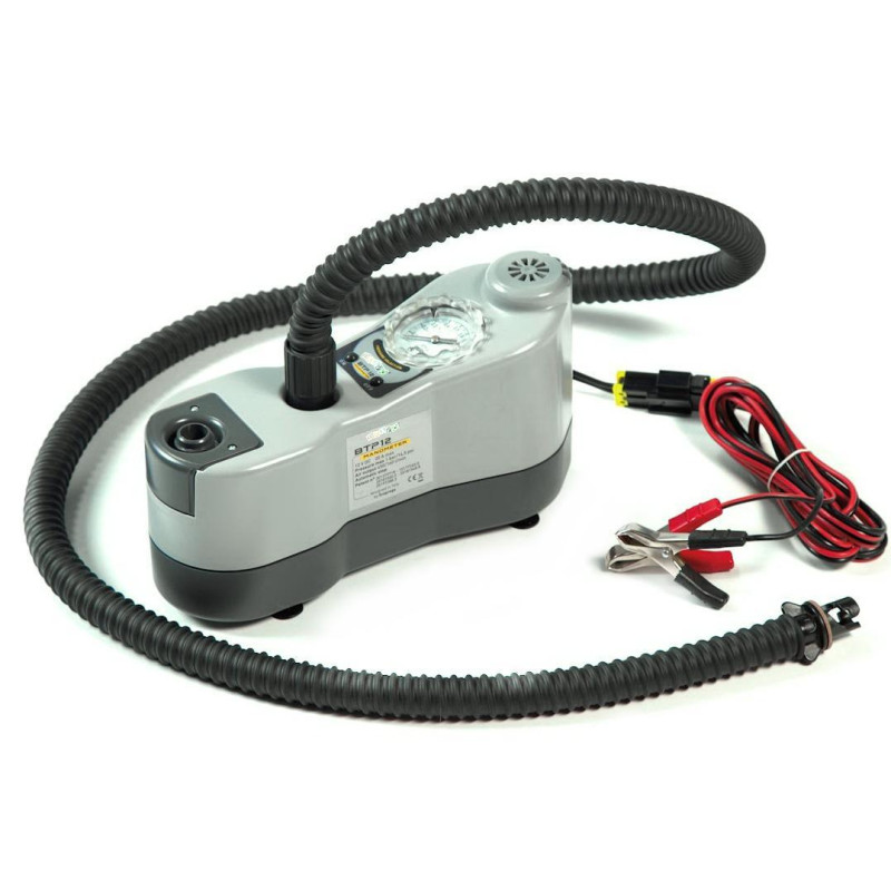 Насос Bravo BTP12 Manometer електричний 12V 450 л/м 14.5psi двоступеневий для надувних човнів та сап-дошок