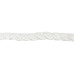 Шнур Polyester 3 strand rope 10 мм 30 м білий міцний для швартовки човна стійкий до вологи