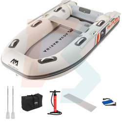 Надувна моторна лодка Aquamarina BT-UD298 298 см з жорстким алюмінієвим дном висока маневреність міцний ПВХ Надувна моторна лодка Aquamarina BT-UD298 298 см з жорстким алюмінієвим дном висока маневреність міцний ПВХ