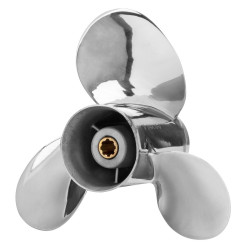 Гвинт YAMAHA A 683-45943-00-EL 3X9 1/4X10 нержавіюча сталь новий для човнового мотора Гвинт YAMAHA A 683-45943-00-EL 3X9 1/4X10 нержавіюча сталь новий для човнового мотора
