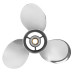 Гвинт YAMAHA A 683-45943-00-EL 3X9 1/4X10 нержавіюча сталь новий для човнового мотора