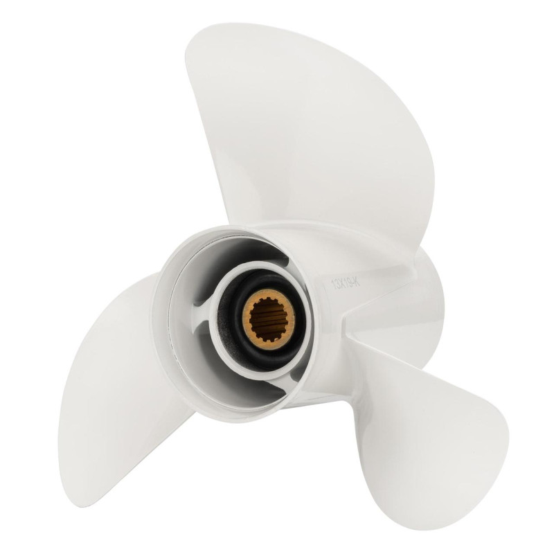 Гвинт YAMAHA D 6E5-45941-00-EL алюмінієвий новий 3X13X19 для човнового мотора Parsun