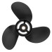 Гвинт для човнового мотора MERCURY TOHATSU NISSAN 9057-3089-09A 3X8.5X9 алюмінієвий новий для високопродуктивних моторів