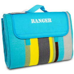 Коврик для пікніка Ranger 200 RA 8856 великий флісовий 200х195 см компактний водовідштовхувальний сірий Коврик для пікніка Ranger 200 RA 8856 великий флісовий 200х195 см компактний водовідштовхувальний сірий