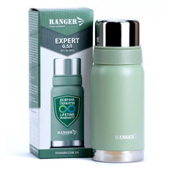 Термос Ranger Expert RA 9918 0.5 л з подвійними стінками нержавіюча сталь комплект з 2 чашок оливковий колір Термос Ranger Expert RA 9918 0.5 л з подвійними стінками нержавіюча сталь комплект з 2 чашок оливковий колір