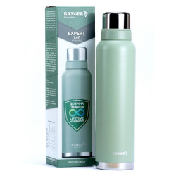 Термос Ranger Expert RA 9922 1.6 л нержавіюча сталь оливковий колір 2 чашки Термос Ranger Expert RA 9922 1.6 л нержавіюча сталь оливковий колір 2 чашки