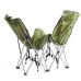 Розкладка туристична складна Ranger Military Forest RA 5517 сталева 120 кг Оксфорд 600D зелена 189 см