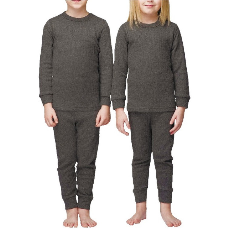 Термобілизна Ranger Active Kids 164 RA 88635 сіре тепле дихаюче з начосом 50% бавовна для хлопчиків та дівчаток