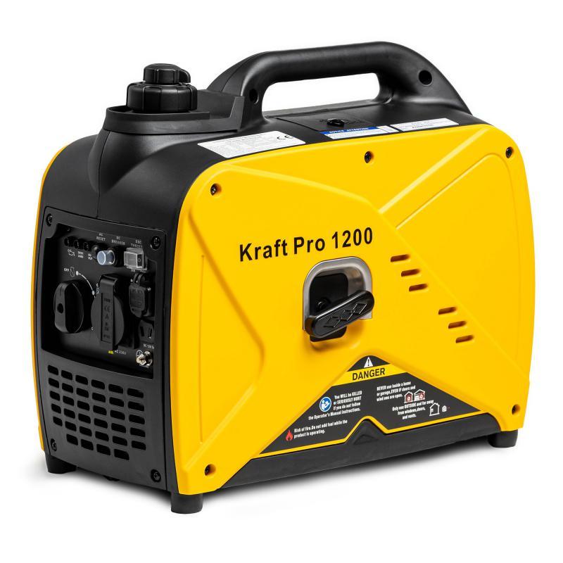 Інверторний генератор RANGER Kraft Pro 1200 RA 7752 1 кВт тихий режим ECO 58 дБ з USB для дому та дачі