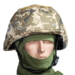 Кавер на шолом Kirasa VIPER A5 піксель KI608 Cordura 1000D розмір S-M для маскування та захисту Кавер на шолом Kirasa VIPER A5 піксель KI608 Cordura 1000D розмір S-M для маскування та захисту