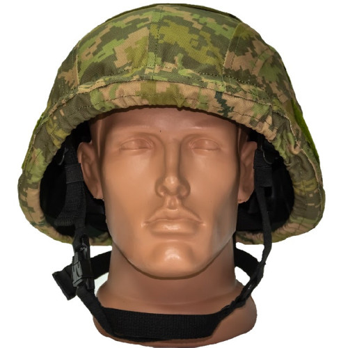 Кавер Kirasa на шолом Ballistic Helmet KC-HM001 піксель KI604 Cordura 1000D розмір S-M для тактичного маскування