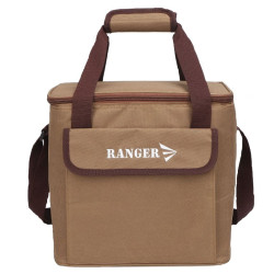 Термосумка-холодильник Ranger 15 літрів Brown RA 9953 ізотермічний нейлон світловідбиваючі елементи Термосумка-холодильник Ranger 15 літрів Brown RA 9953 ізотермічний нейлон світловідбиваючі елементи