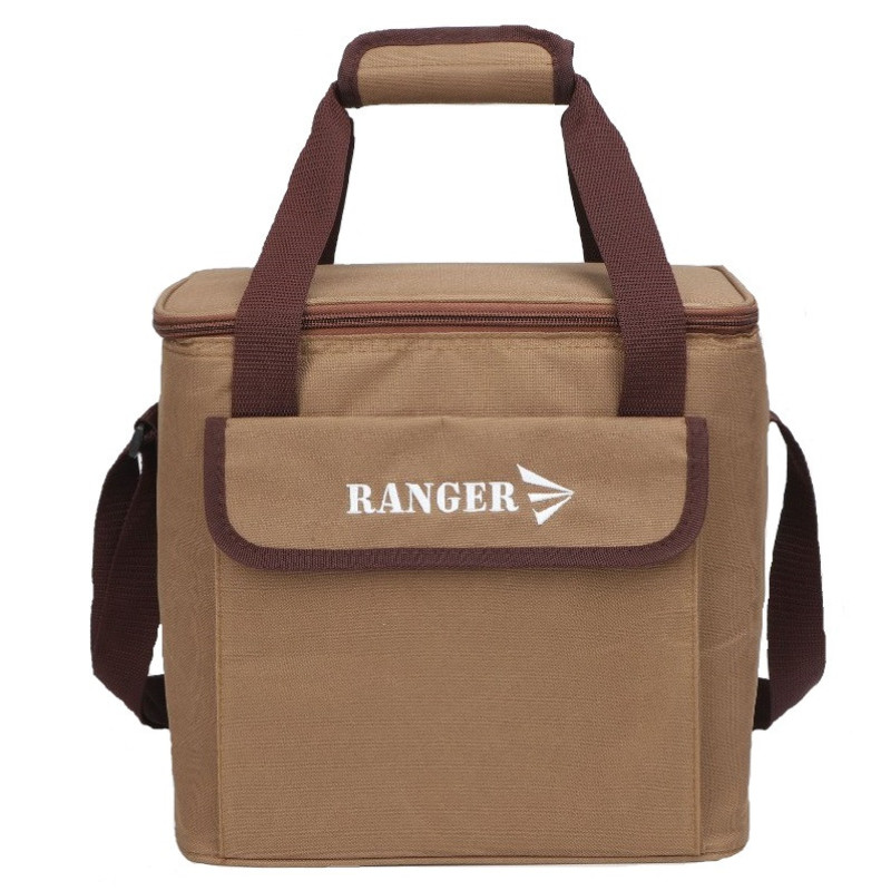 Термосумка Ranger 30L Коричнева Арт. RA 9955 ізотермічна нейлон 600D світловідбиваючі елементи місткість 30 л