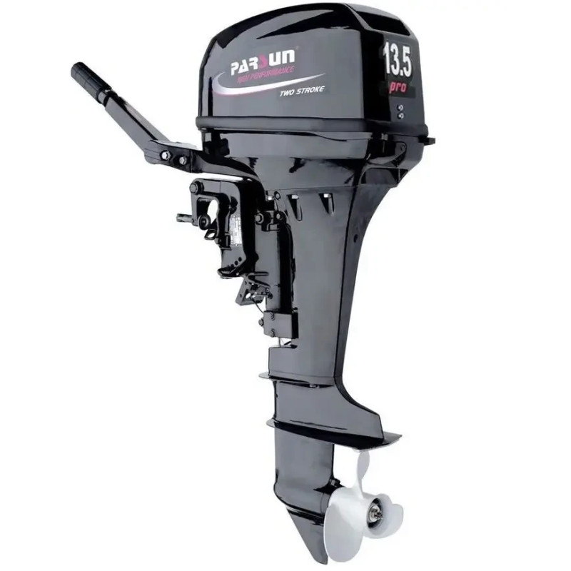 Лодочний мотор Parsun T 13.5 BMS PRO DC 2-тактний потужність 13.5 к.с. з вбудованим генератором 12V