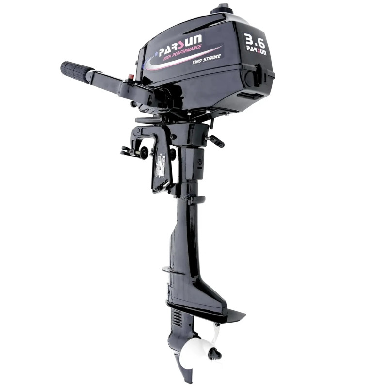 Лодочний мотор Parsun TC 3.6 BML 2-тактний 3.6 к.с. легкий бензиновий з ручним запуском та аварійною чекою