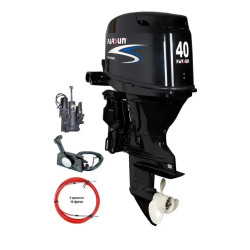 Лодочний мотор Parsun F 40 FEL-T-EFI 4-тактний 40 к.с. з дистанційним управлінням та електрогідравлічним підйомом Лодочний мотор Parsun F 40 FEL-T-EFI 4-тактний 40 к.с. з дистанційним управлінням та електрогідравлічним підйомом