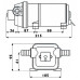 Помпа самовсасувальна Europump 18HF 12 В 20 л/хв 4 клапани Osculati з термічним захистом для човна та катера