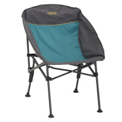 Розкладне крісло Uquip Comfy Blue/Grey 244011 для кемпінгу з максимальним навантаженням 120 кг та системою швидкого складання Розкладне крісло Uquip Comfy Blue/Grey 244011 для кемпінгу з максимальним навантаженням 120 кг та системою швидкого складання