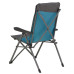 Розкладне крісло Uquip Justy Blue/Grey 244015 з підсклянником максимальне навантаження 120 кг регульована спинка