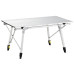 Стіл Uquip Variety M Grey 244112 алюмінієвий висота 45-69 см для 4 осіб компактний в чохлі