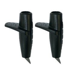 Наконечник Gabel Aero+Active Carbide 05/44+08/5 для палиць до 10 мм чорний для скандинавської ходьби трейлранінгу