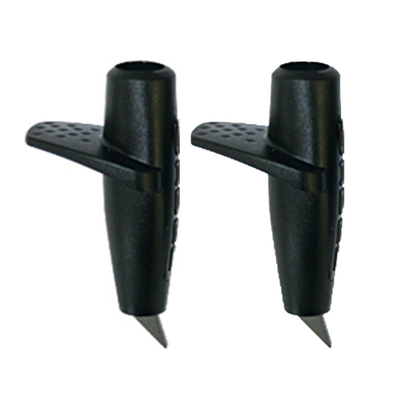 Наконечник Gabel Aero+Active Carbide 05/44+08/5 для палиць до 10 мм чорний для скандинавської ходьби трейлранінгу