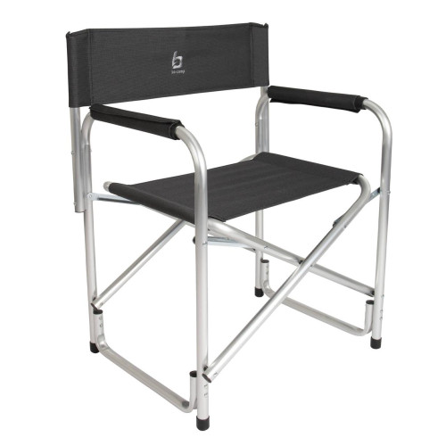 Крісло Bo-Camp Director's Chair Grey 120 кг алюмінієвий каркас для кемпінгу 2.4 кг легке та зручне сидіння