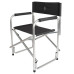 Крісло Bo-Camp Director's Chair Grey 120 кг алюмінієвий каркас для кемпінгу 2.4 кг легке та зручне сидіння