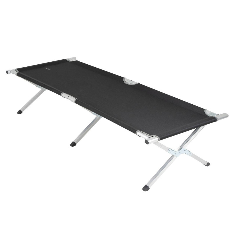 Розкладне ліжко Bo-Camp Single XL Black 210х70 см алюміній до 100 кг компактне чохол в комплекті